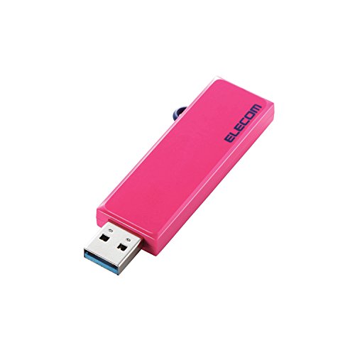 【柏倉庫:1125】エレコム USBメモリ 16GB USB3.1(Gen1) スライド式 ピンク MF-KCU3A16GPN