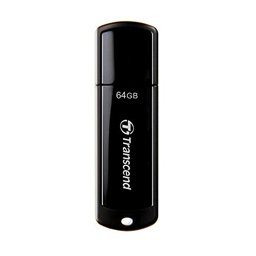 【有明倉庫:1141】Transcend USBメモリ 64GB USB 3.1 キャップ式 ブラック TS64GJF700