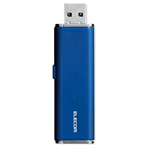 【有明倉庫:1183】エレコム 外付け ポータブルSSD 250GB USB3.2（Gen1） PS4(メーカー動作確認済) スライド式 直挿し ブルー ESD-EMN0250GBU