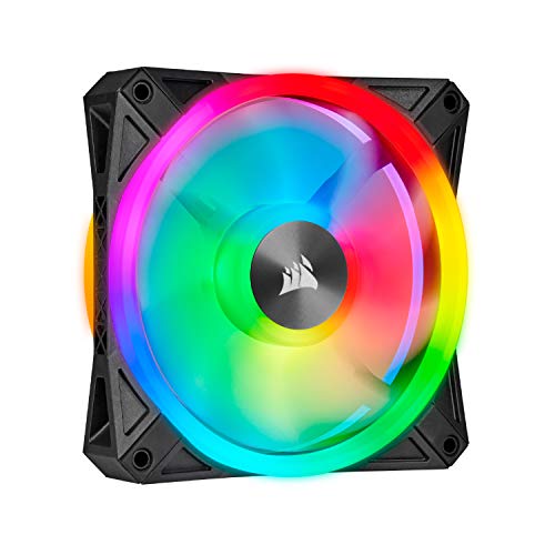 【柏倉庫:1293】Corsair iCUE QL120 RGB 120mm シングルファン PWM対応 PCケースファン CO-9050097-WW FN1373