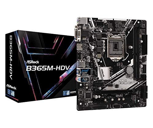 【城北SC:1379】ASRock Intel 第8世代&第9世代 CPU(Soket 1151)対応 B365 チップセット搭載 Micro ATX マザーボード B365M-HDV