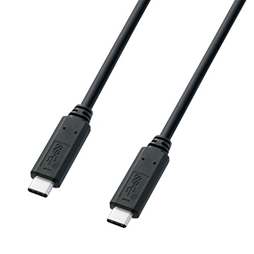 【有明倉庫:1855】サンワサプライ USB3.1 Gen2 TypeC ケーブル 1m KU31-CCP310