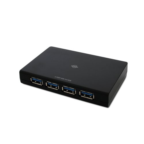 【柏倉庫:1941】PLANEX USB3.0 4ポート USBハブ (ACアダプタ/バスパワー) ブラック PL-US3H400-BK