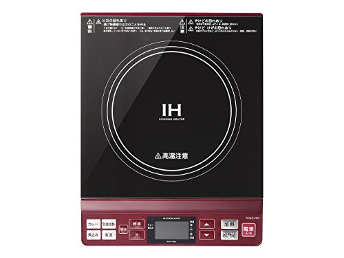 【柏倉庫:237】コイズミ IHクッキングヒーター レッド KIH-1402/R