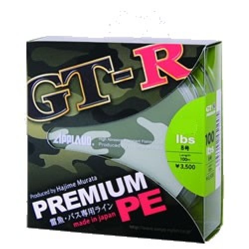 【柏倉庫:2517】サンヨーナイロン PEライン GT-R プレミアムPE 100m 6号 80lb 8本 シルバーグレー