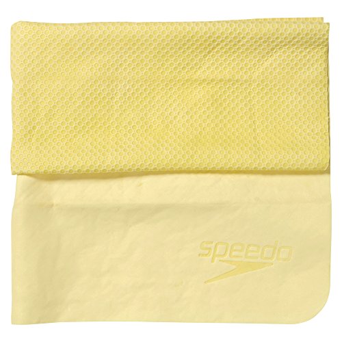 【城北SC:3323】Speedo(スピード) スイムタオル セームタオル 大 68cm×43cm 吸水 速乾 暑さ対策 水泳 SD96T01 イエロー YE L