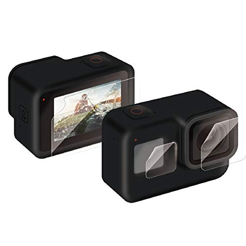 【柏倉庫:4131】エレコム GoPro HERO8 Black フィルム 超親水 衝撃吸収 防指紋 光沢 AC-GP8BFLPAFFG