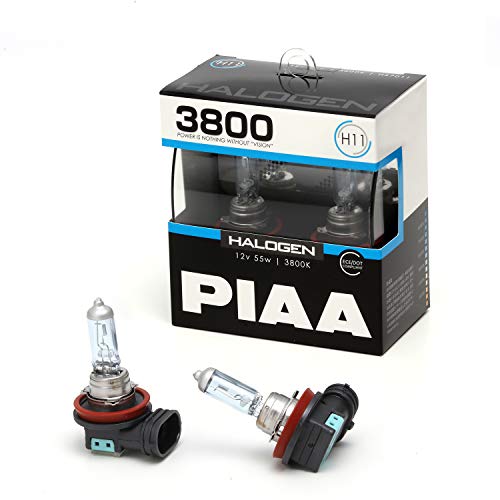 【有明倉庫:5785】PIAA ヘッドライト・フォグランプ用 ハロゲン H11 3800K 車検対応 2個入 12V 55W ECE規格準拠 HS7011